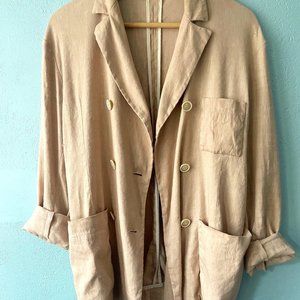 Isabel Marant linen blazer dusty rose